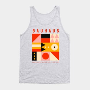 Art Deco Bauhaus Architecture Vintage Poster Tank Top